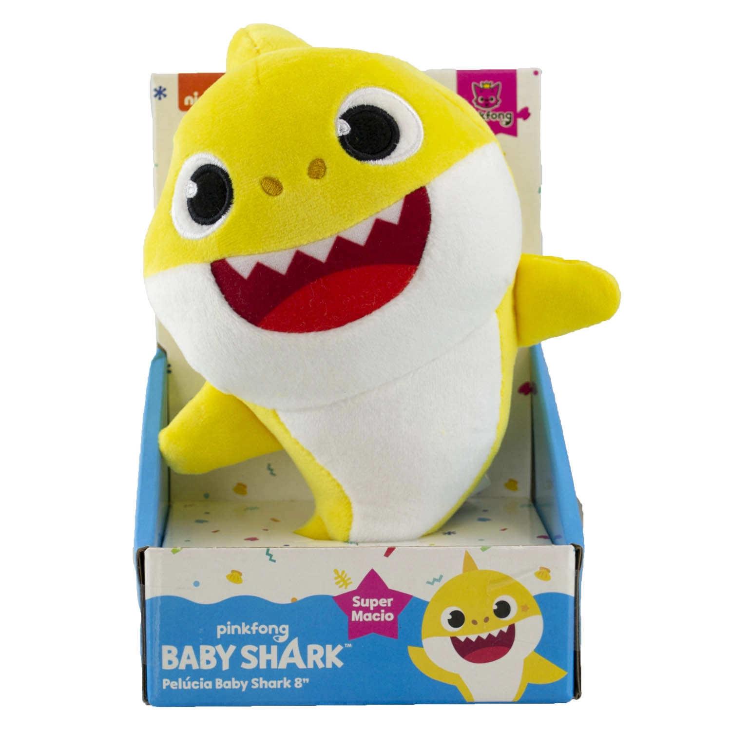 Pelúcia Super Macia 12Cm - Baby Shark