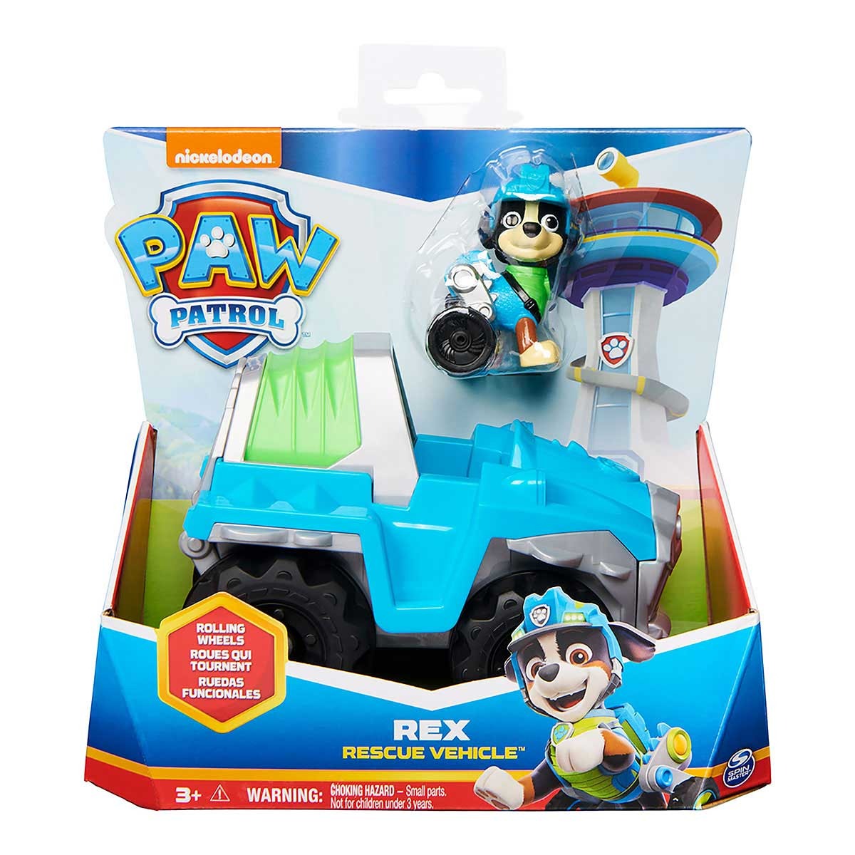 Patrulha Canina - Boneco De 6Cm E Veículo - Rex