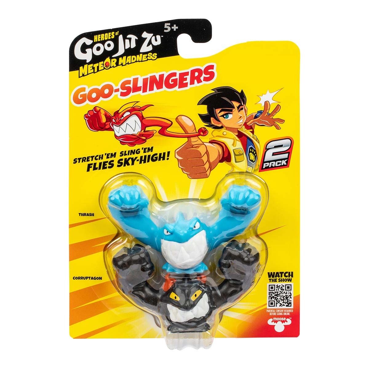 2 Bonecos Goo Slingers Thrash e Corruptagon - Goo Jit Zu 2 Bonecos Goo Slingers Thrash e Corruptagon - Goo Jit Zu
