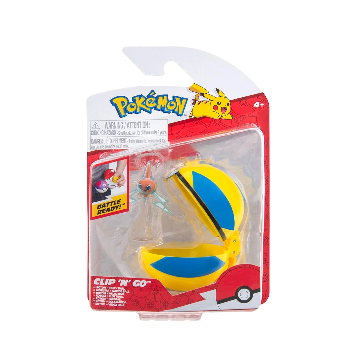 Boneco Rotom Com Quick Ball - Pokémon Boneco Rotom Com Quick Ball - Pokémon