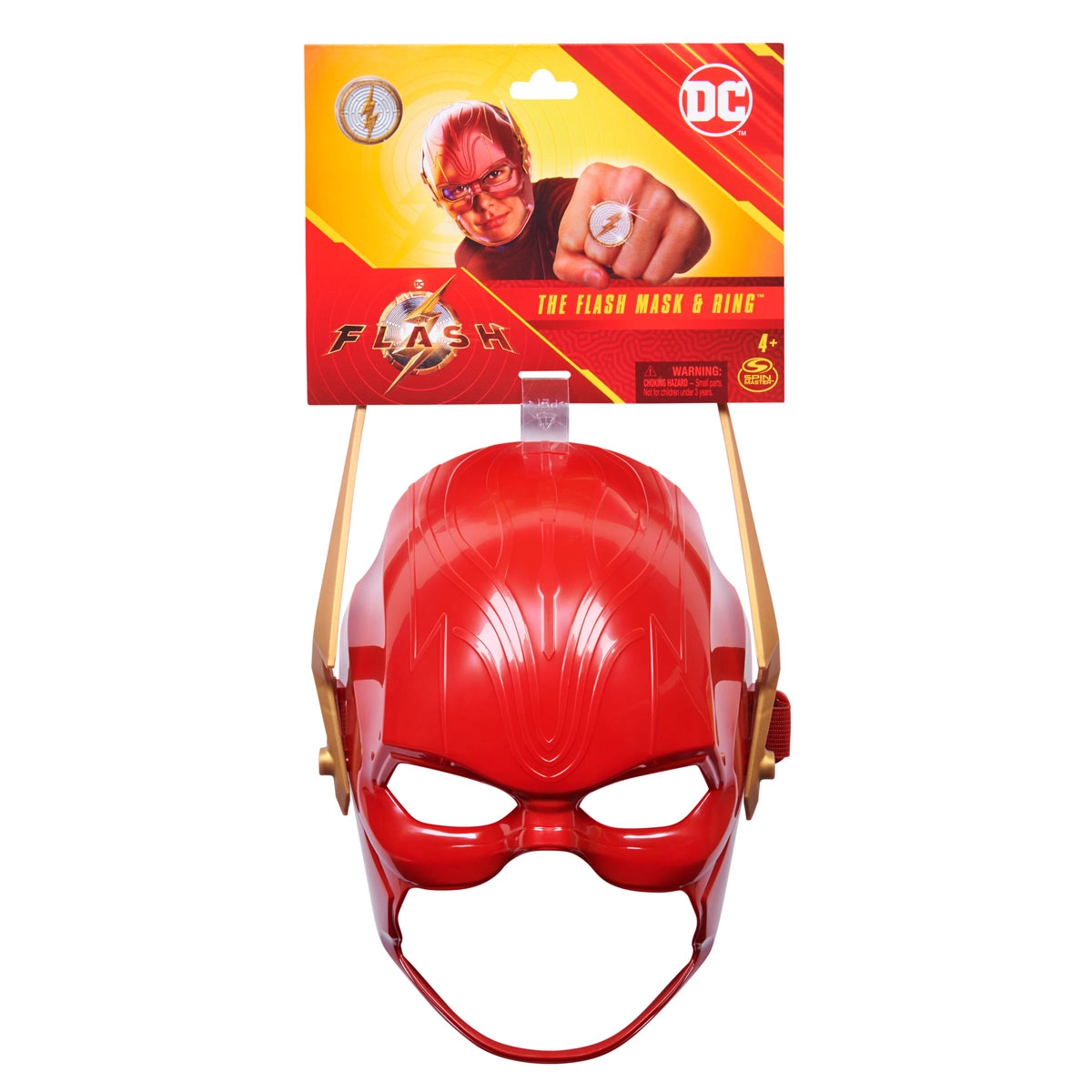 The Flash - Máscara Do Flash E Anel Dc