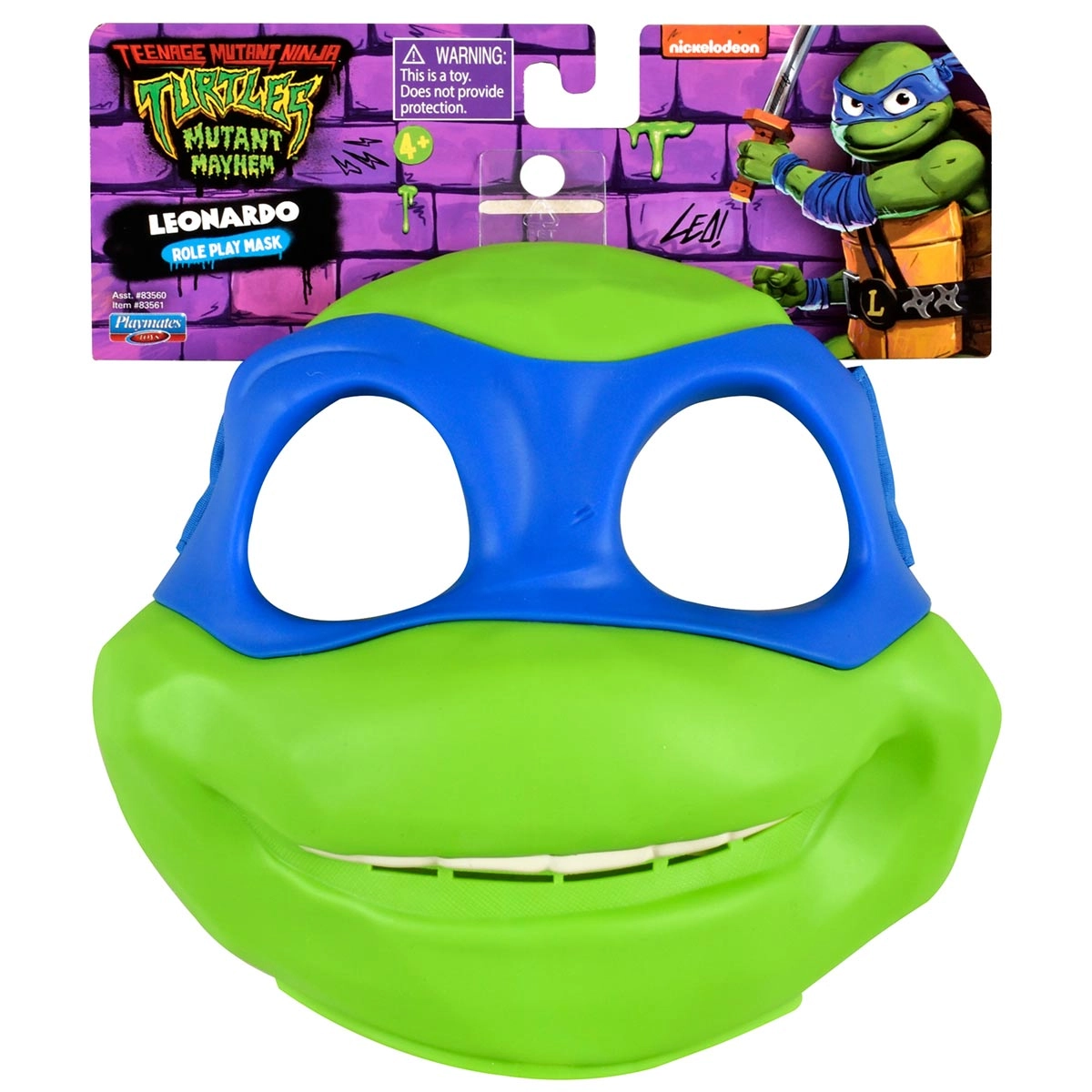 Máscara Role Play Do Leonardo - As Tartarugas Ninja