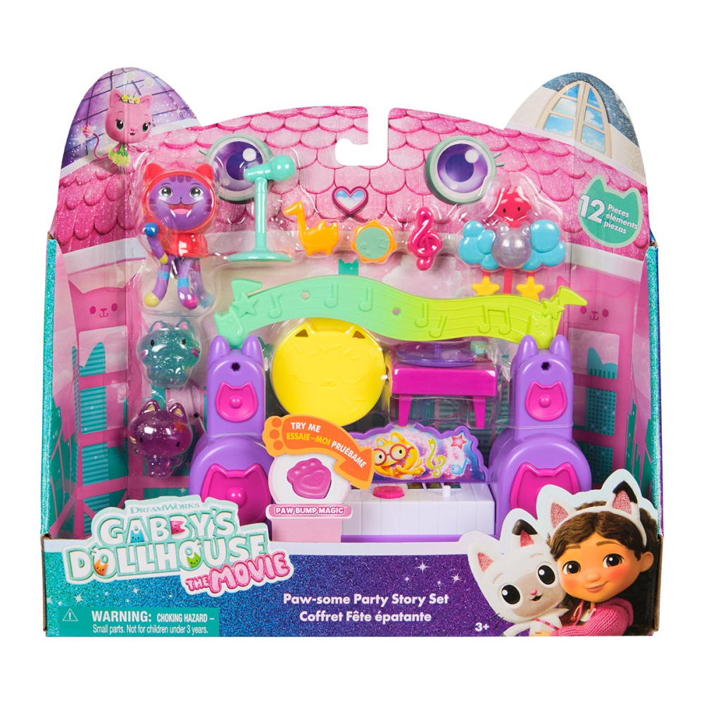 Gabbys Dollhouse O Filme - Playset Dj Catnip Gabbys Dollhouse O Filme - Playset Dj Catnip