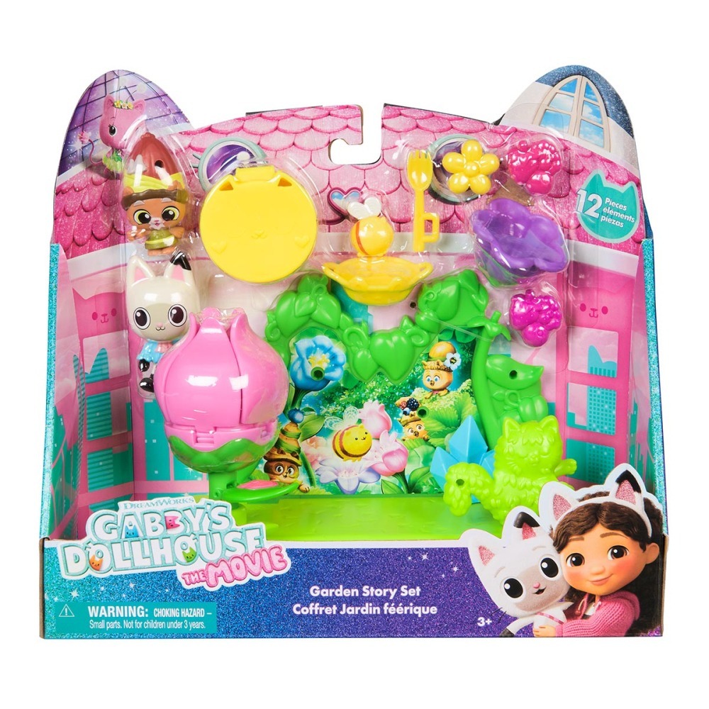 Gabbys Dollhouse O Filme - Playset Jardim De Cristal