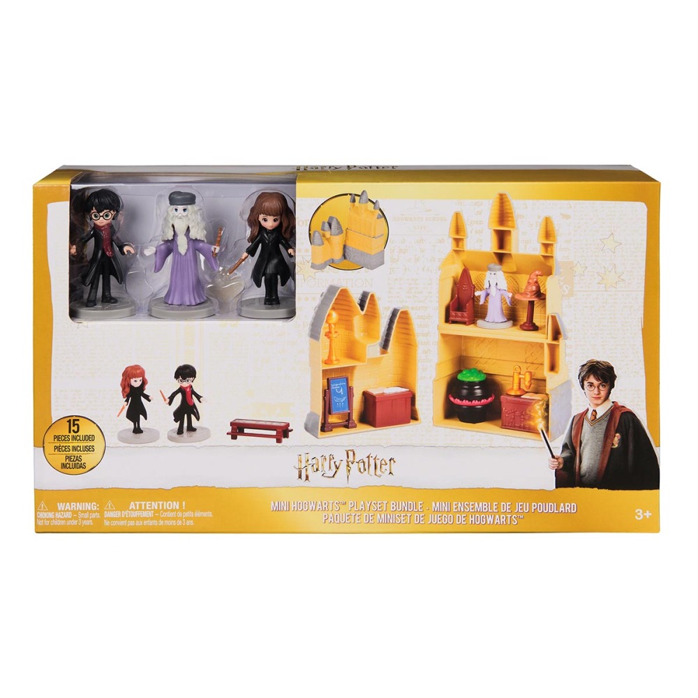Harry Potter - Mini Playsets Hogwarts Conjunto Completo