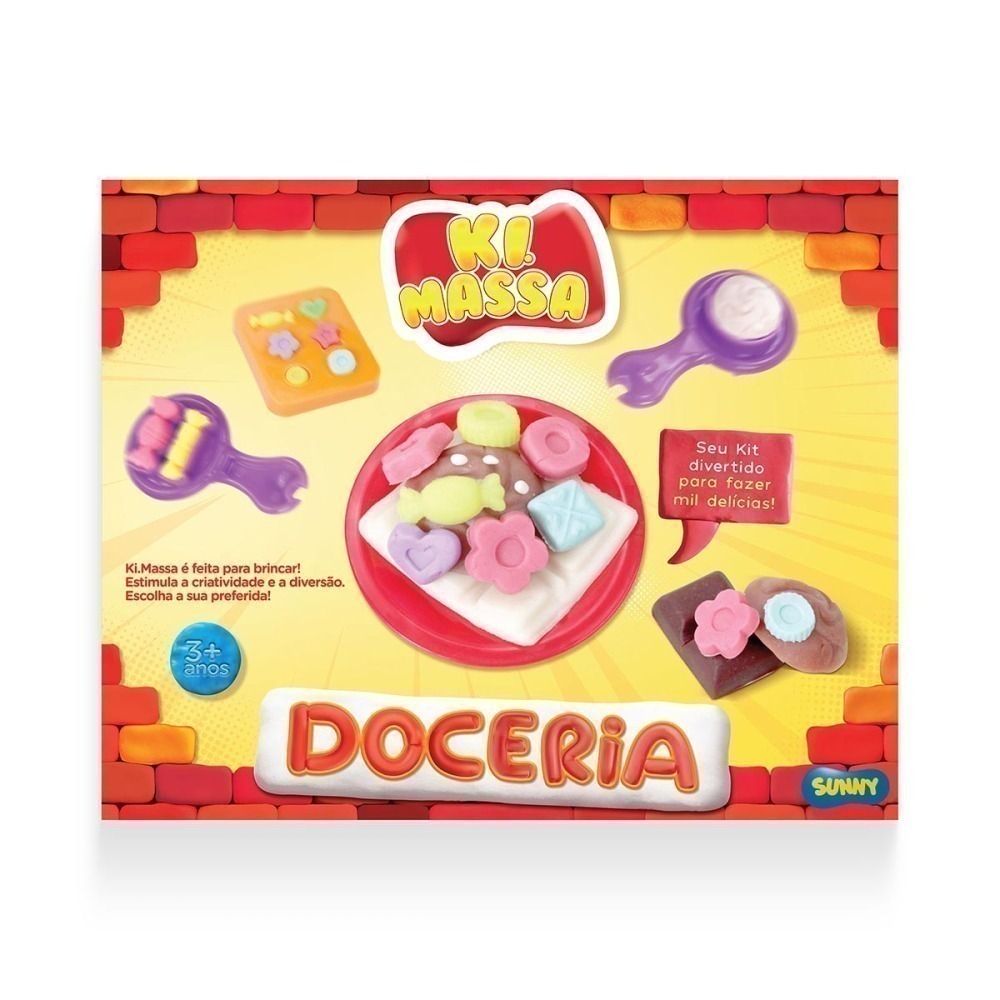 Ki Massa - Massinha Modelar Infantil Doceria