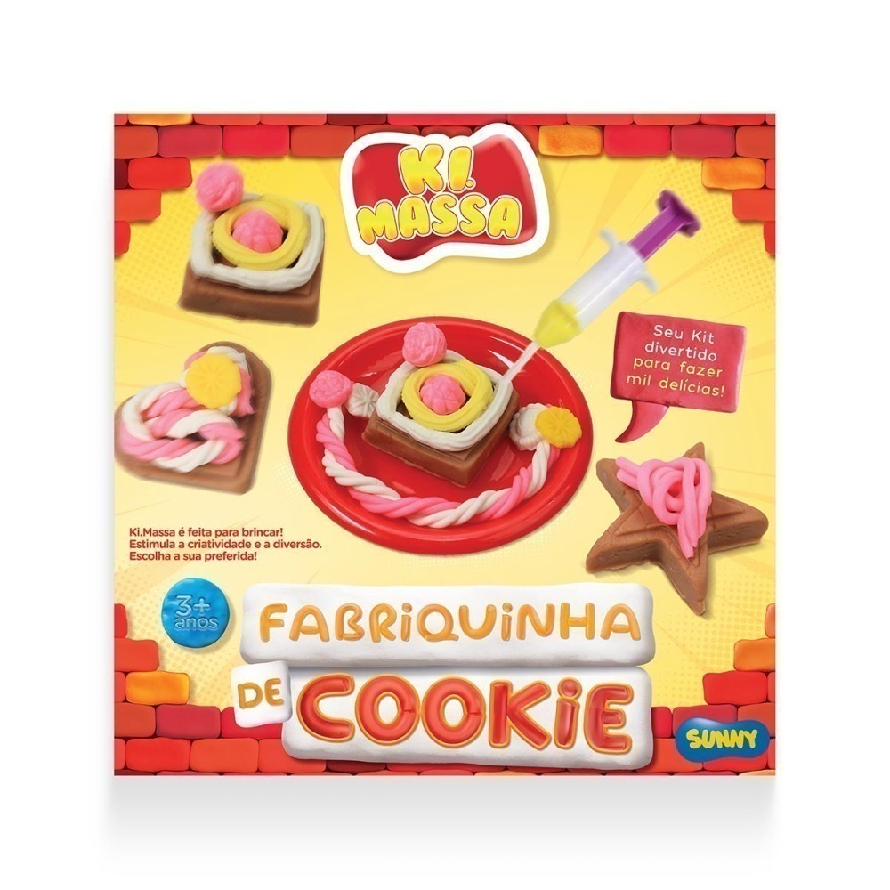 Ki Massa - Massinha Modelar Infantil Fábrica De Cookie