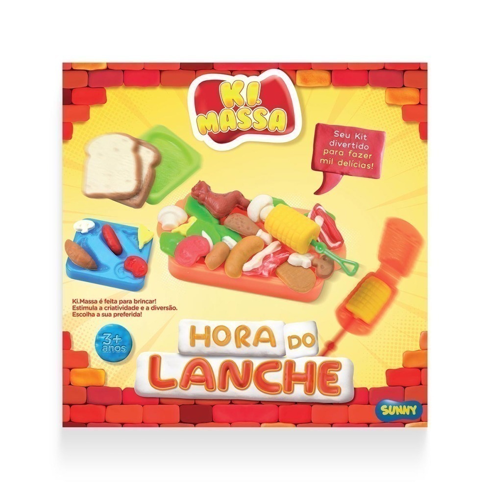 Ki Massa - Massinha Modelar Infantil Hora Do Lanche