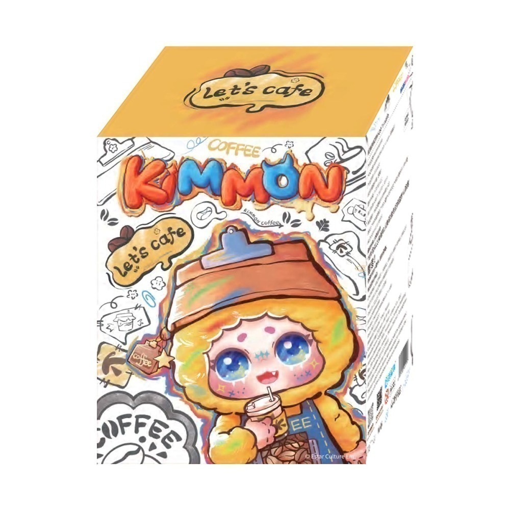 Kimmon, Café Boneco Pelúcia Colecionável Caixa Surpresa 22cm