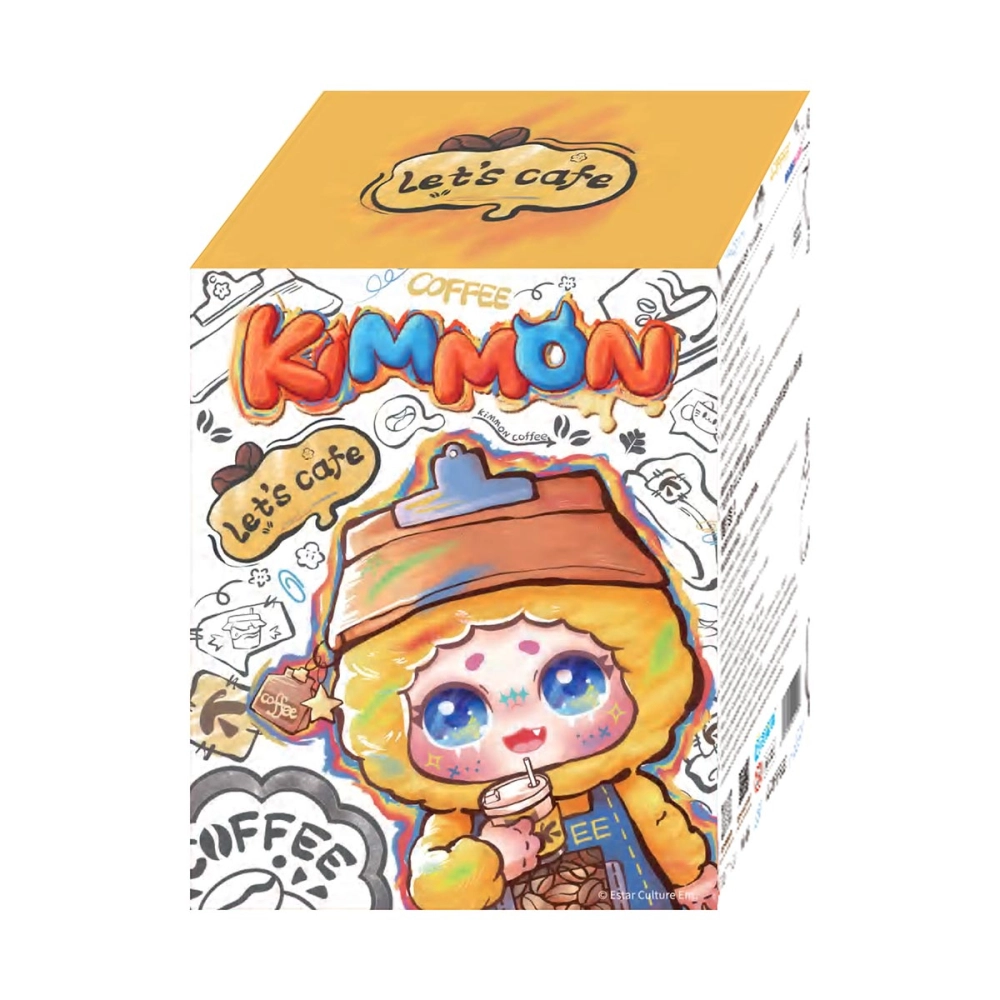 Kimmon, Café Boneco Pelúcia Colecionável Caixa Surpresa 22cm Kimmon, Café Boneco Pelúcia Colecionável Caixa Surpresa 22cm