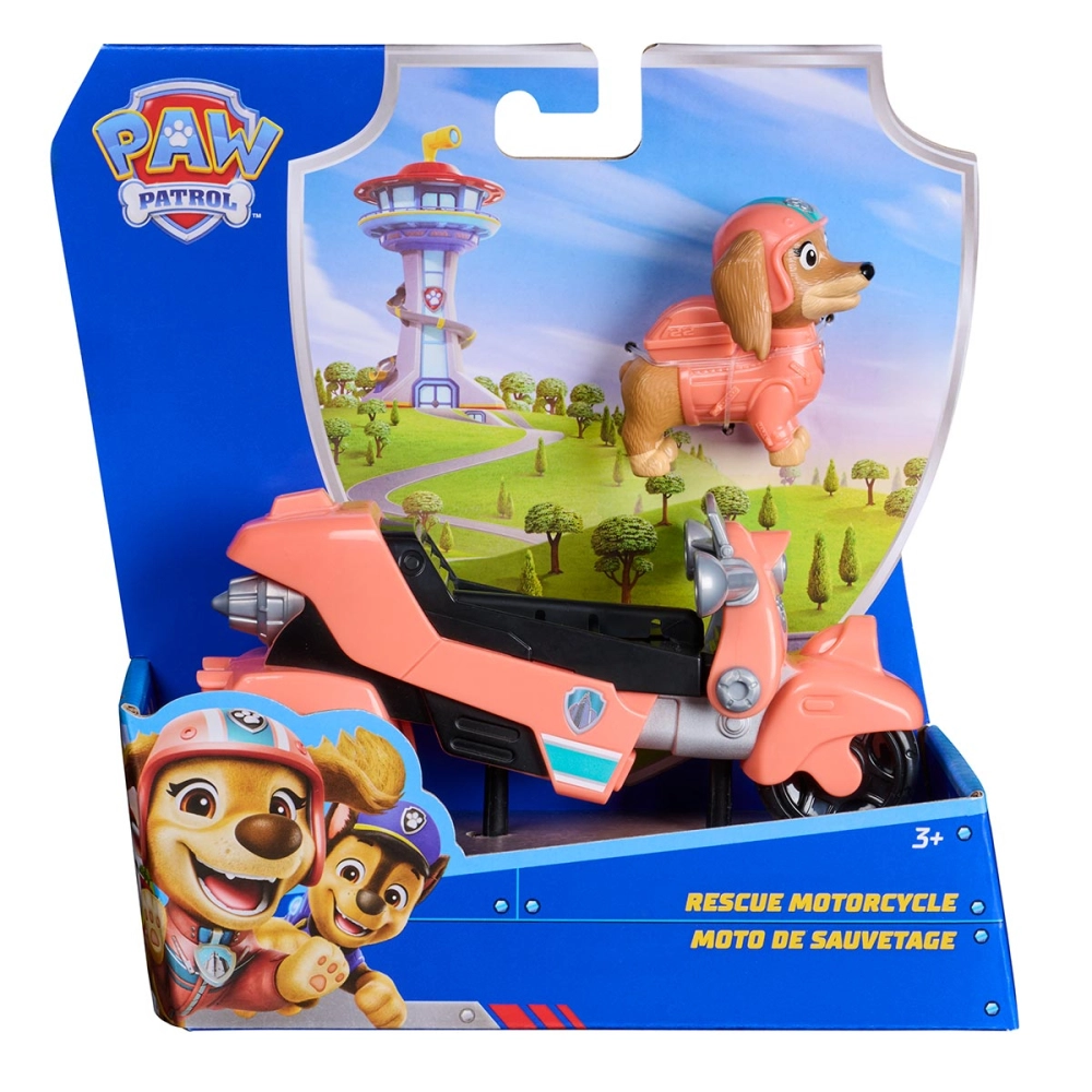 Patrulha Canina - Motocicleta Com Boneca Da Liberty