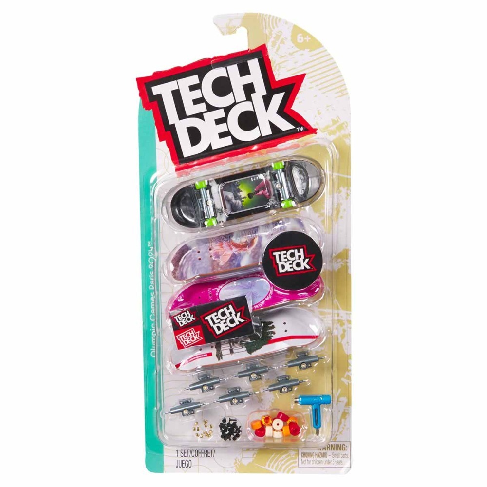 Kit 4 Skate De Dedo Coleção Shane 2024 - Tech Deck