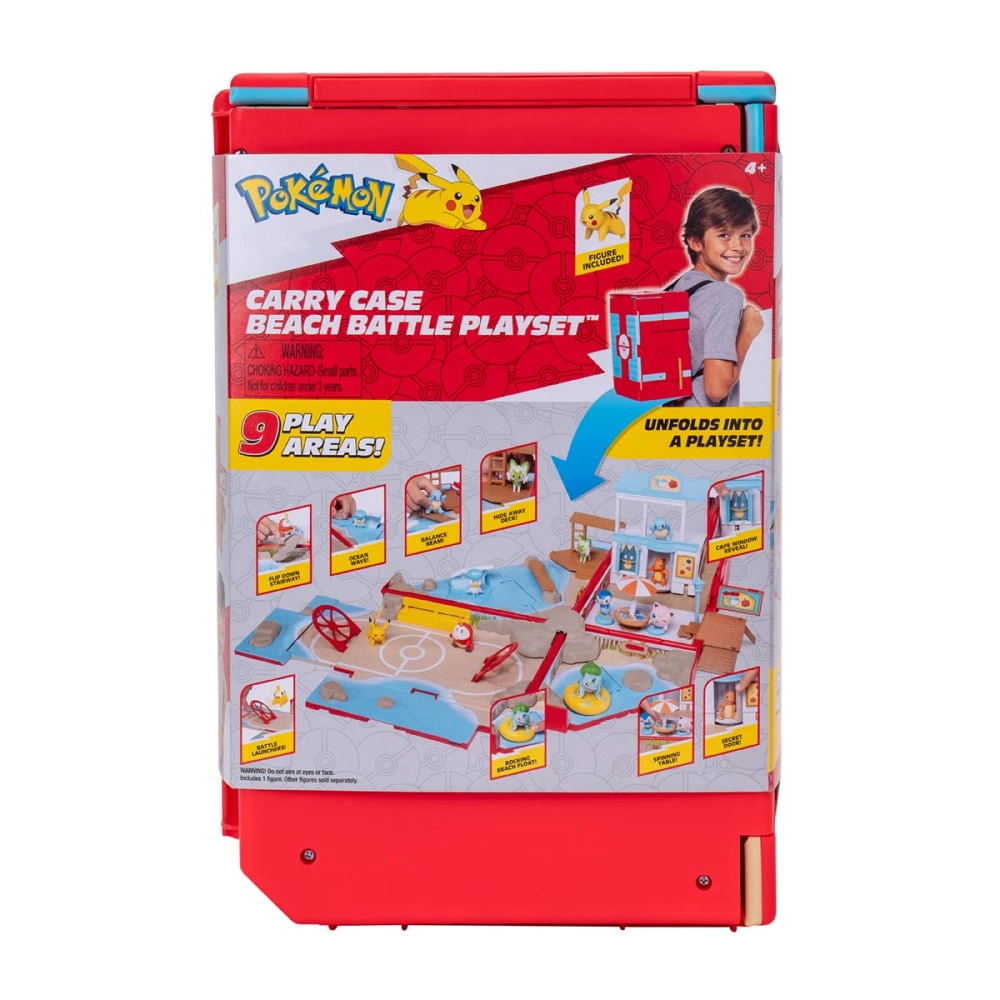 Mochila Playset Batalha De Praia - Pokémon