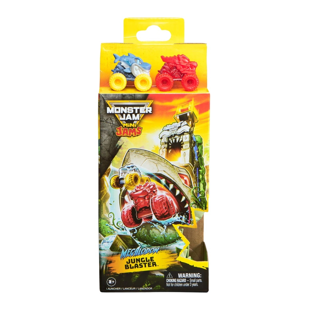 Monster Jam - Mini Playset Exploração Na Selva 1:64