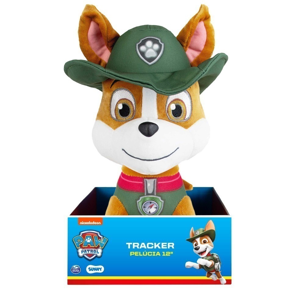 Patrulha Canina - Pelúcia De 30 Cm - Tracker
