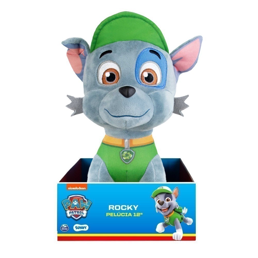 Patrulha Canina - Pelúcia De 30Cm - Rocky