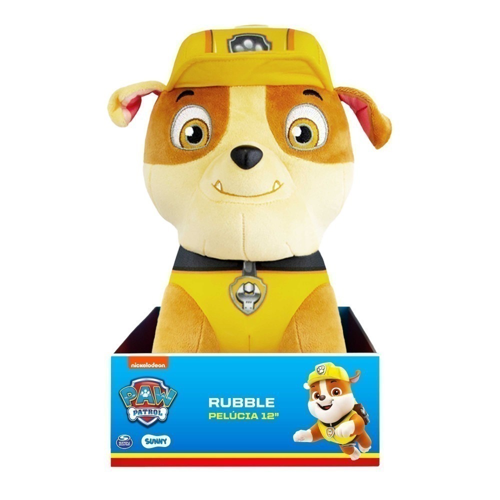 Patrulha Canina - Pelúcia De 30Cm - Rubble