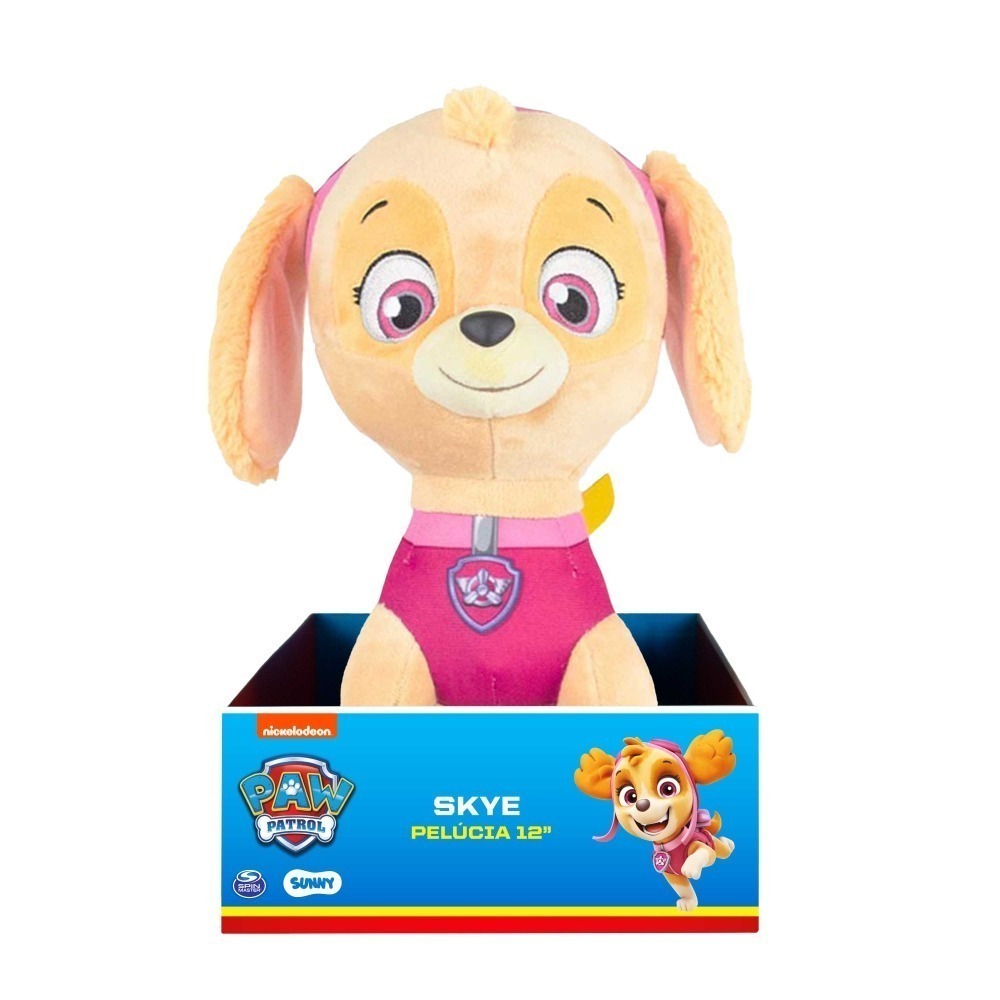 Patrulha Canina - Pelúcia De 30Cm - Skye