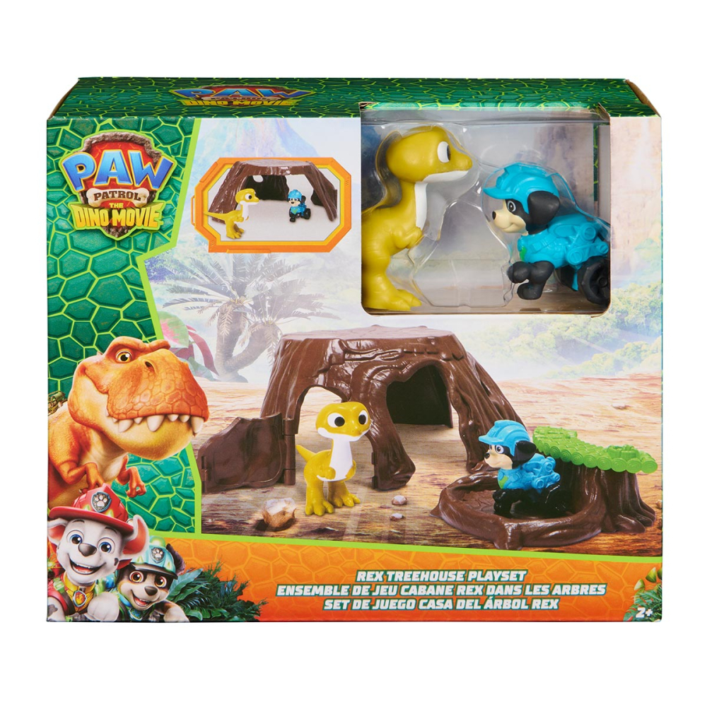 Playset Rex e Dino - Patrulha Canina: Uma Aventura Dino