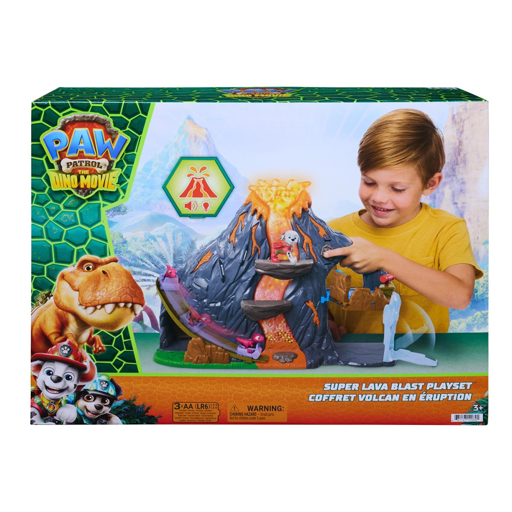Playset Super Vulcão de Lava - Patrulha Canina: Uma Aventura Dino Playset Super Vulcão de Lava - Patrulha Canina: Uma Aventura Dino