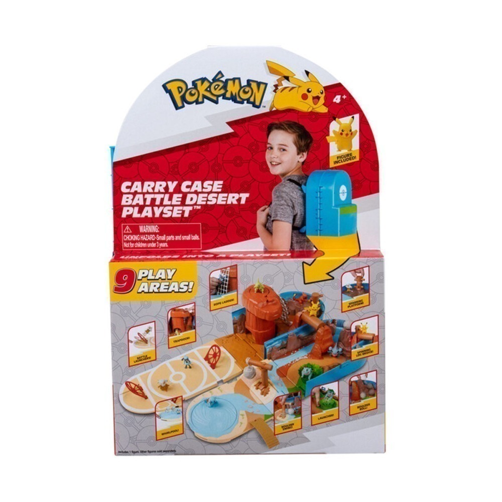 Pokemon - Mochila Playset De Batalha No Deserto Pokemon - Mochila Playset De Batalha No Deserto