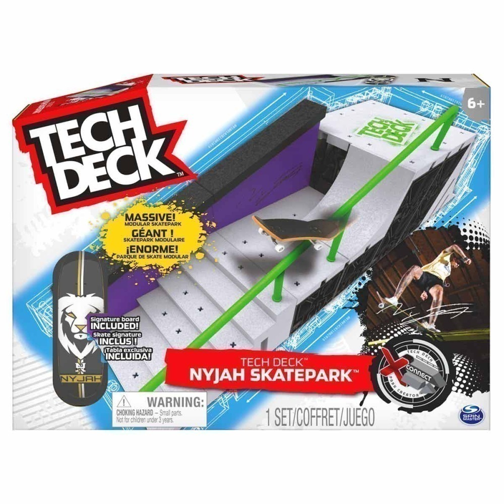 Skate De Dedo Conjunto De Rampas Nyjah Skatepark - Tech Deck