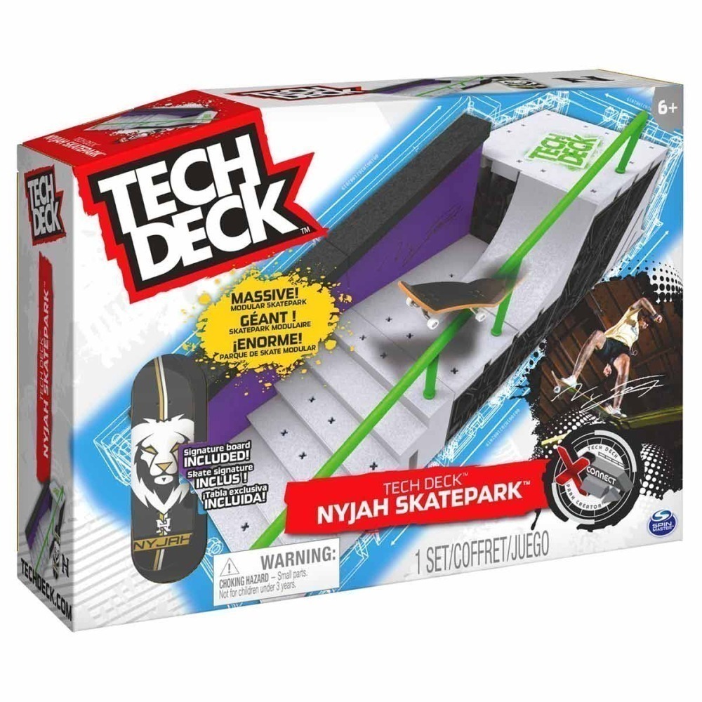 Skate De Dedo Conjunto De Rampas Nyjah Skatepark - Tech Deck
